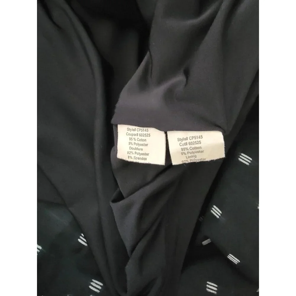 Anthropologie EVA FRANCO Festive Bow Black & White Sleeveless Dress Sz 2 MUSA - Picture 5 of 6